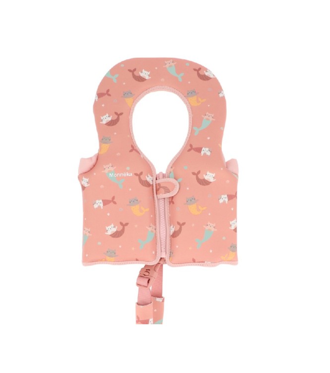 Chaleco Flotador Aprendizaje Mermaid Cat