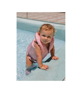 Chaleco Flotador Aprendizaje Whale Pink