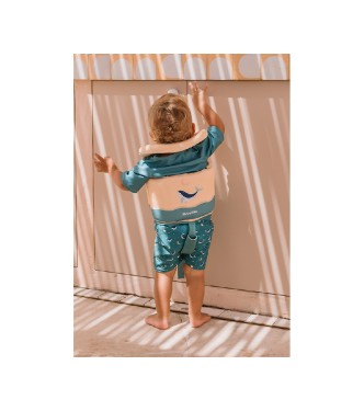 Chaleco Flotador Aprendizaje Whale Teal