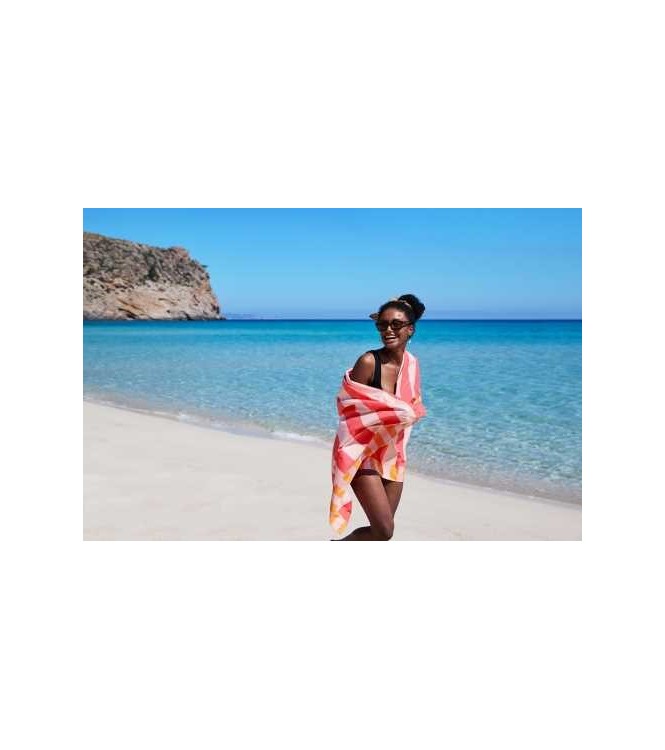 Toalla Dock y Bay Cabana Rasperry