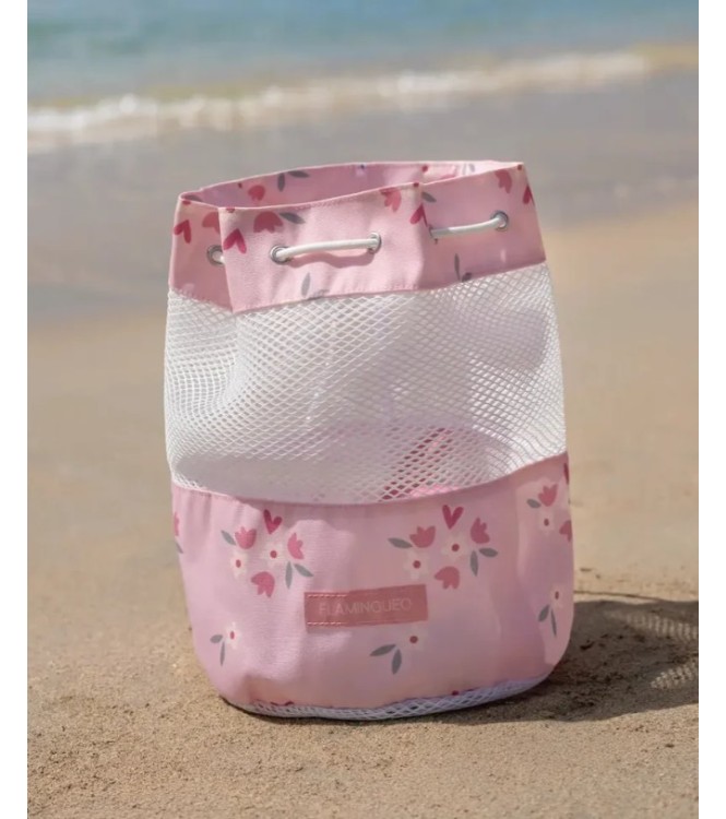 Mochila Antiarena Flores Flamingueo