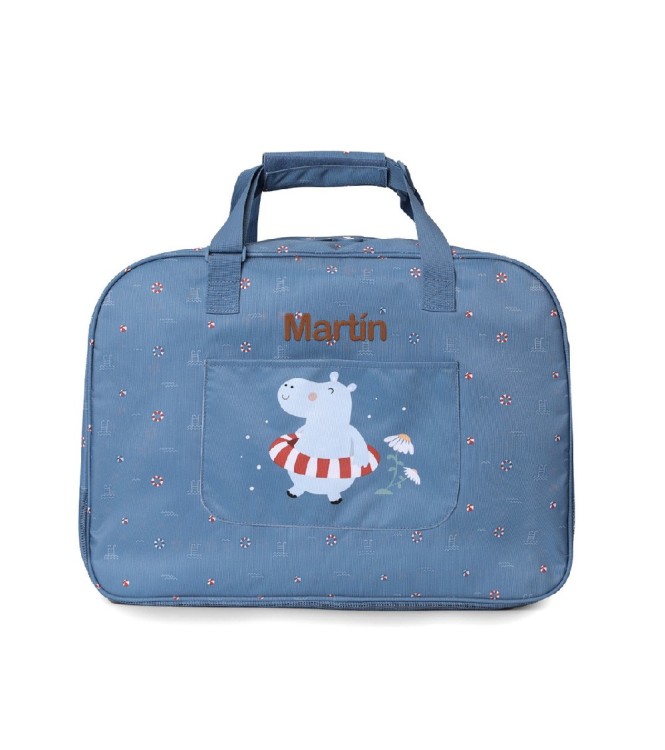 Bolso de Playa con Rejilla Hippos