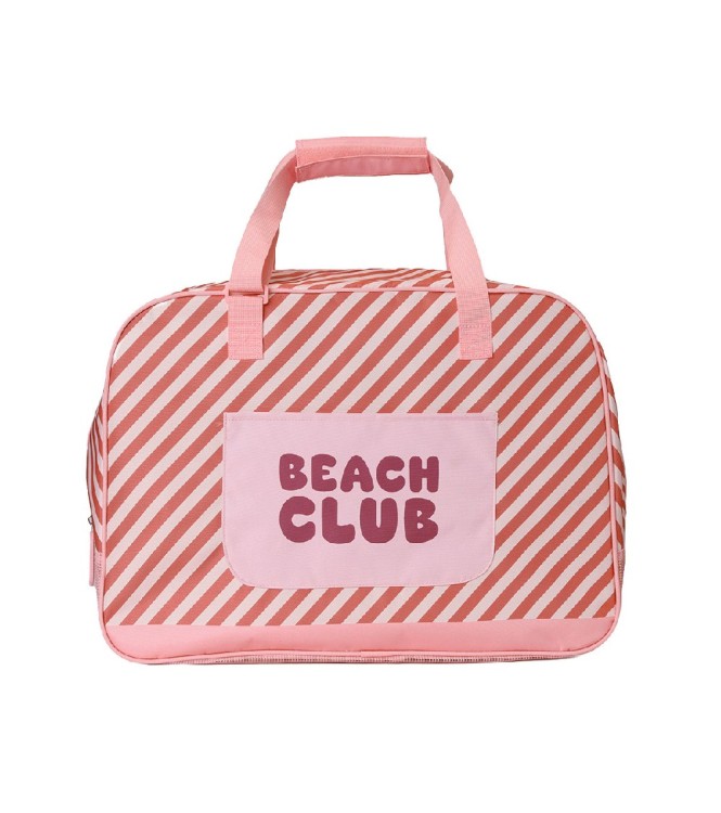 Bolso de Playa con Rejilla Stripes Bloom