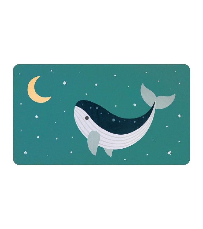 Toalla Playa Microfibra Whale Teal Perso