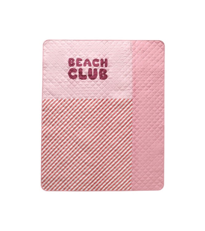 Manta Picnic Stripes Bloom y Blush
