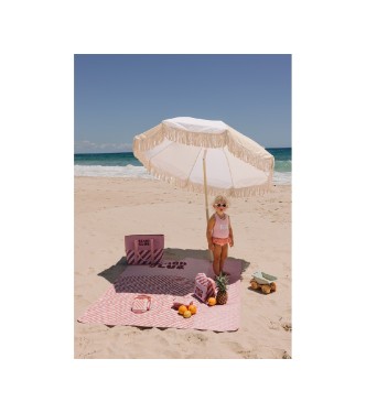 Manta Picnic Stripes Bloom y Blush