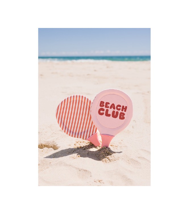 Palas de Playa Neopreno Bloom y blush