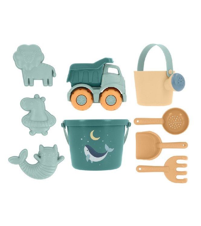 Set de Juguetes de Playa Whale Teal