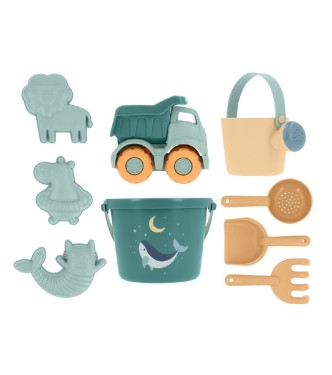Set de Juguetes de Playa Whale Teal