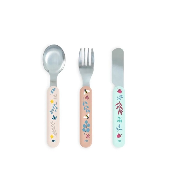 Cubiertos infantiles steel cutlery set d