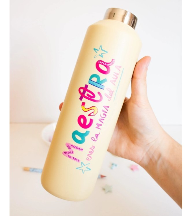 Botella MAESTRA "eres la magia del aula"