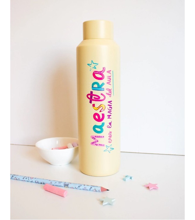 Botella MAESTRA "eres la magia del aula"
