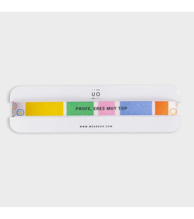 Pulsera Tela "Profe, eres muy top"