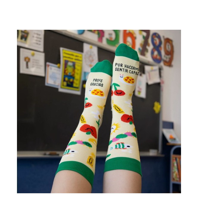 Calcetines "Gracias Profe.."