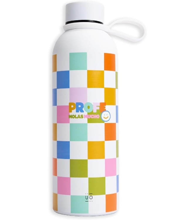 Botella "Profe molas mucho"