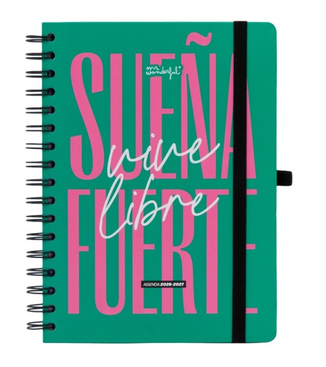 Agenda Semanal 18 meses -  Sueña fuerte,