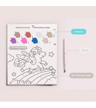Cuaderno pintura acuarela - UNICORN