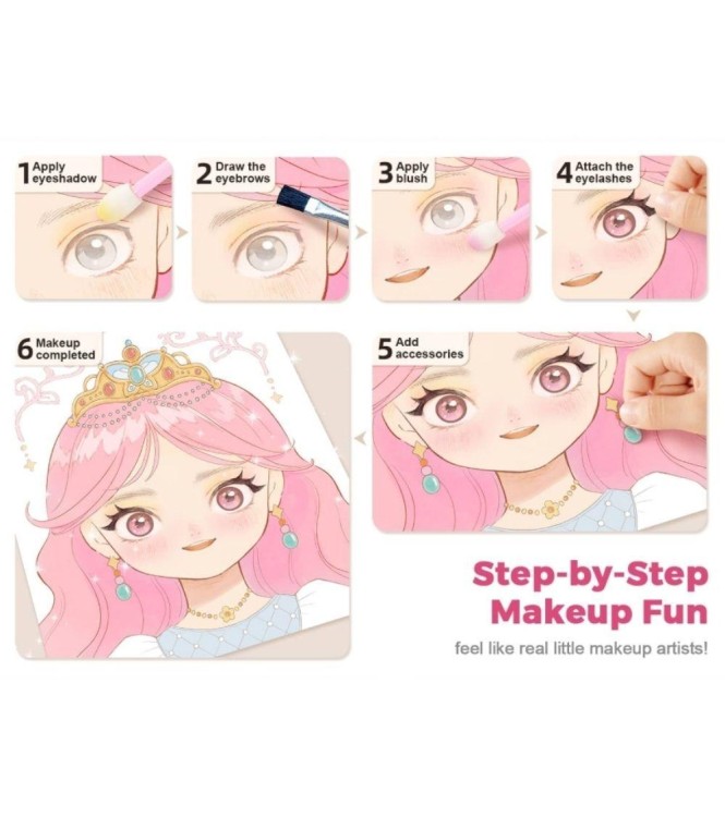 Kit creativo 4 en1 maquillaje y manualid