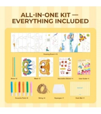 Kit dibujo creativo con espátula - CARNI