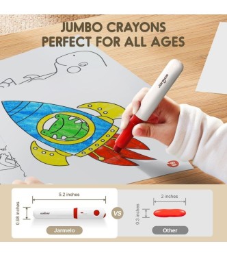 Crayón Ultra Suave Lavable (24 ud.)