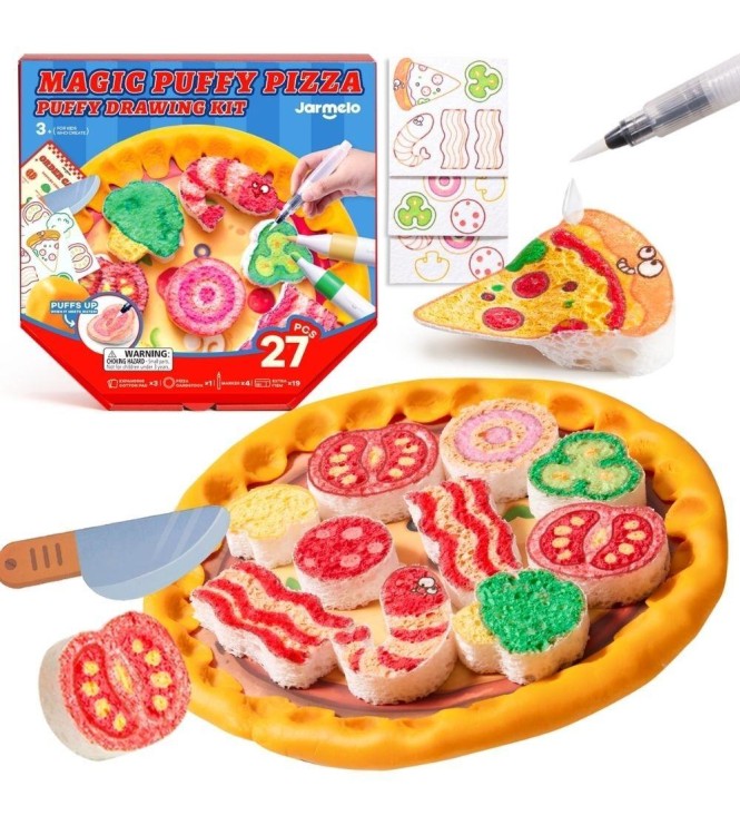 Set pintura de espuma - PIZZA