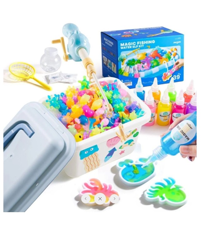 Set figuras de gel 3D en agua