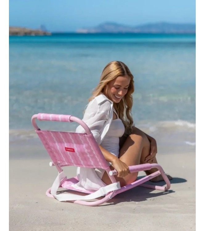 Silla de Playa plegable - rosa