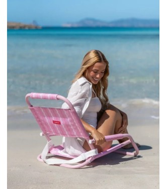 Silla de Playa plegable - rosa