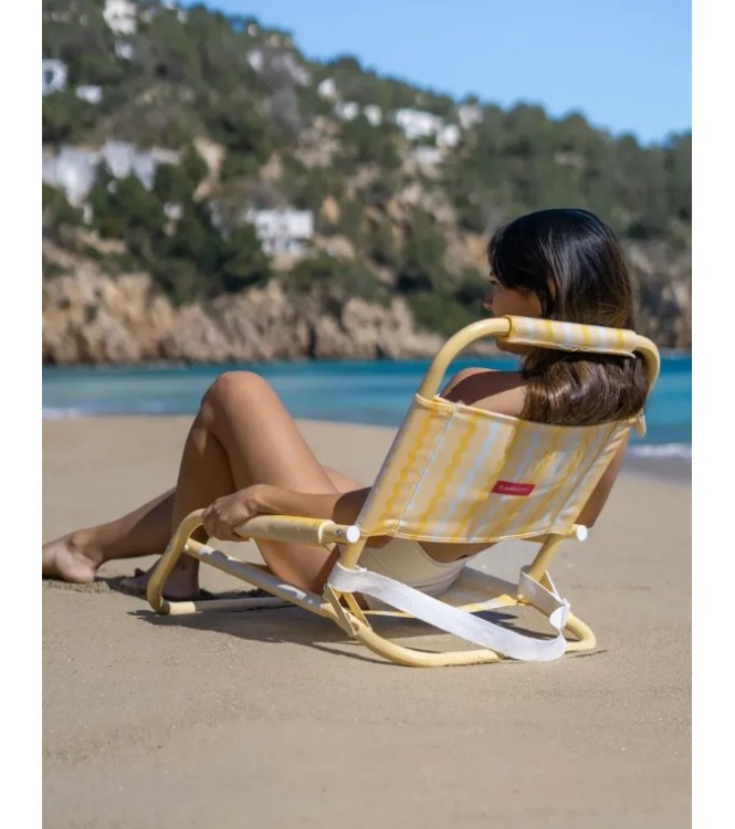 Silla de Playa plegable - amarillo