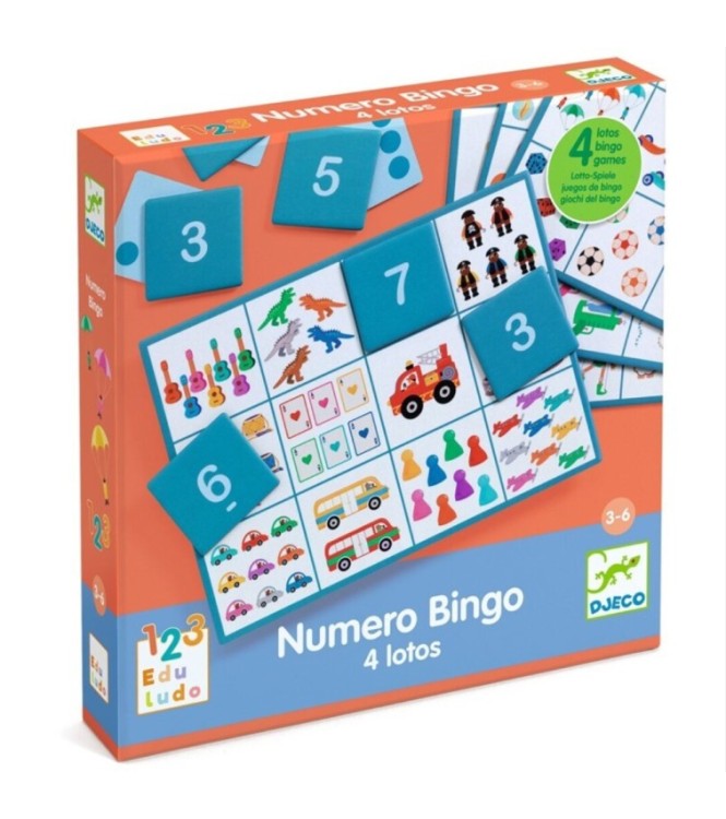 Eduludo Numero Bingo