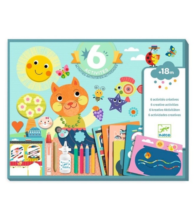 Cofre multiactividad El gato y sus amig