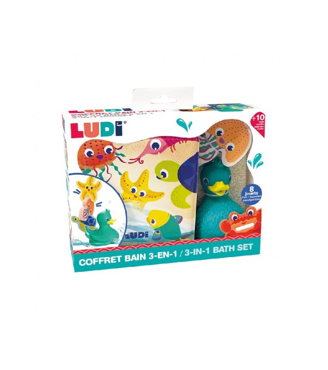 Libro de Baño y 5 Marionetas de Dedo