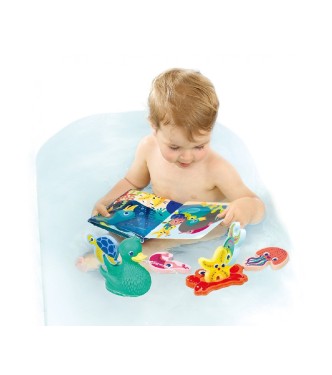 Libro de Baño y 5 Marionetas de Dedo