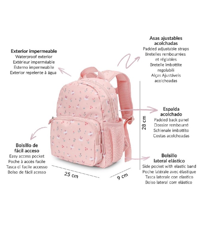 Mochila Infantil Blossom Birds