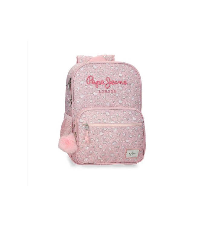 Mochila Pepe Jeans Rosa Flores