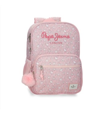 Mochila Pepe Jeans Rosa Flores
