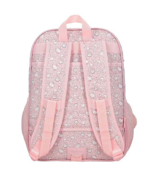 Mochila Pepe Jeans Rosa Flores