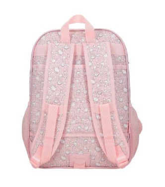 Mochila Pepe Jeans Rosa Flores