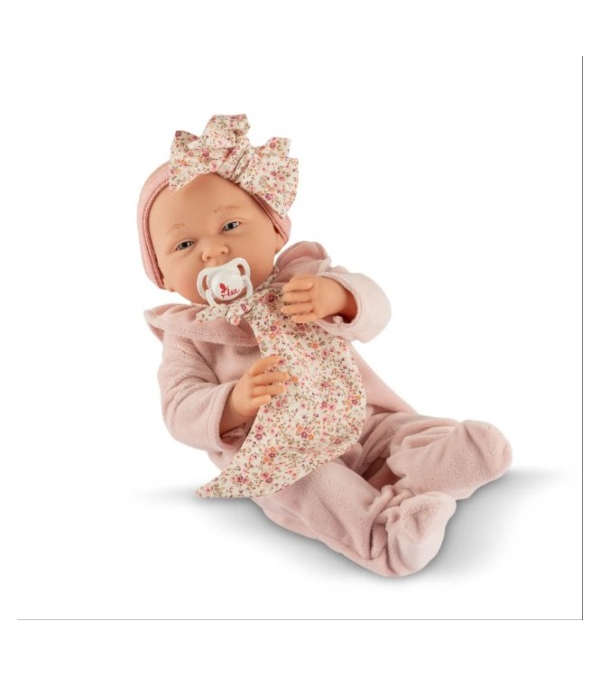 MATTI 40cm - Pelele Rosa con Chupetero