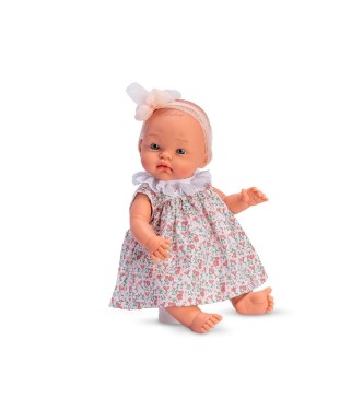 ALEX 36cm - Vestido Flores Salmón