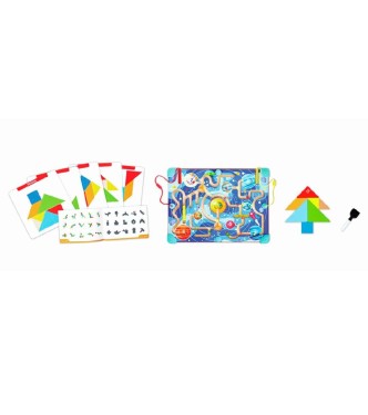 Laberinto Espacial y Tablero de Tangram