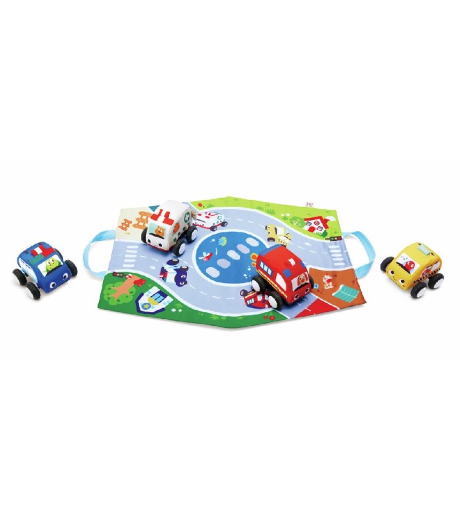 Set de Coches de Peluche