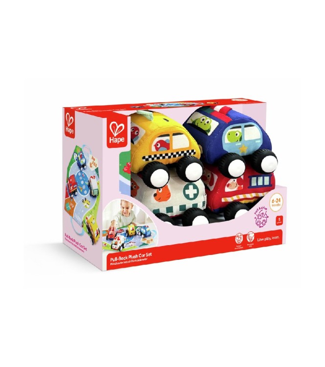 Set de Coches de Peluche