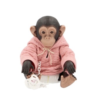 LOLA LA CHIMPANCÉ SON SUDADERA ROSA PA