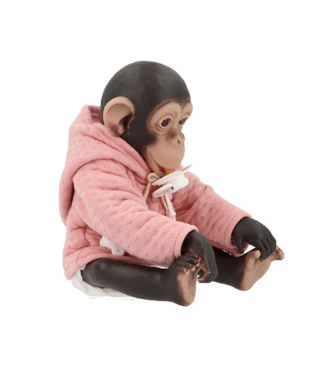 LOLA LA CHIMPANCÉ SON SUDADERA ROSA PA