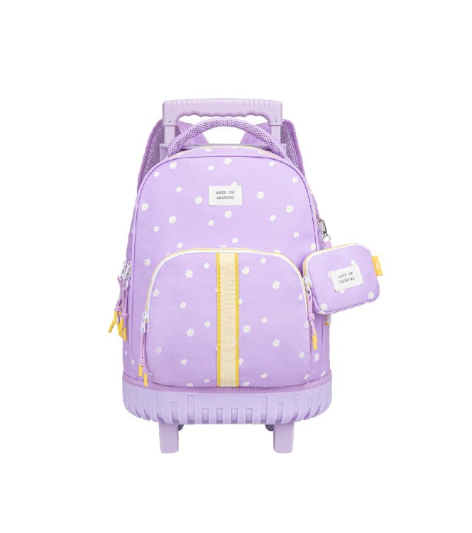 Mochila Escolar Trolley May Daisy Lilac