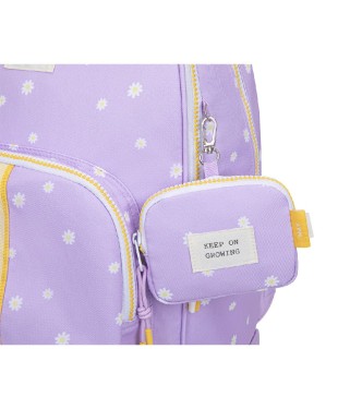Mochila Escolar Trolley May Daisy Lilac