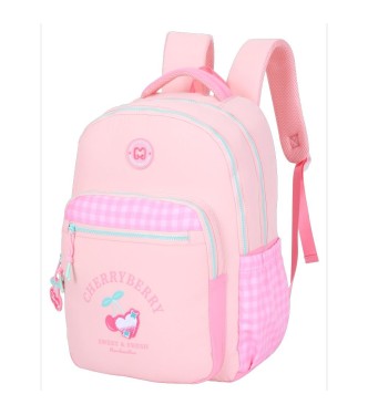MOCHILA ESCOLAR DOBLE CHERRY 44X32CM