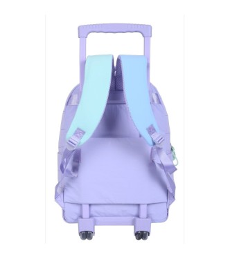 Mochila con Carro Escolar Doble Creamy