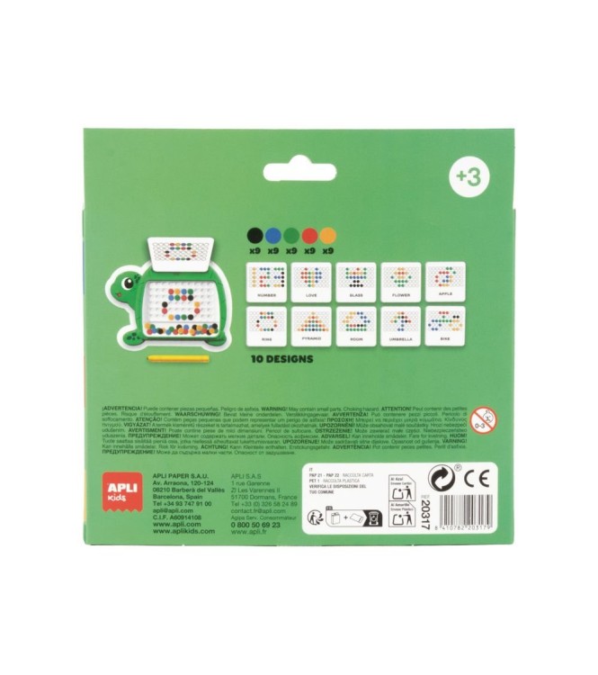 MINI PIZARRAS MAGNETICA DINO